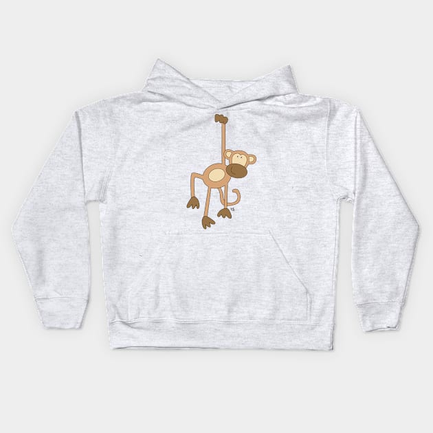 Monkey Kids Hoodie by Madebykale